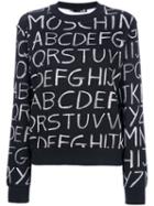 Love Moschino - Alphabet Sweater - Women - Cotton - 40, Black, Cotton