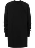 Rick Owens Drkshdw Long Sweatshirt - Black