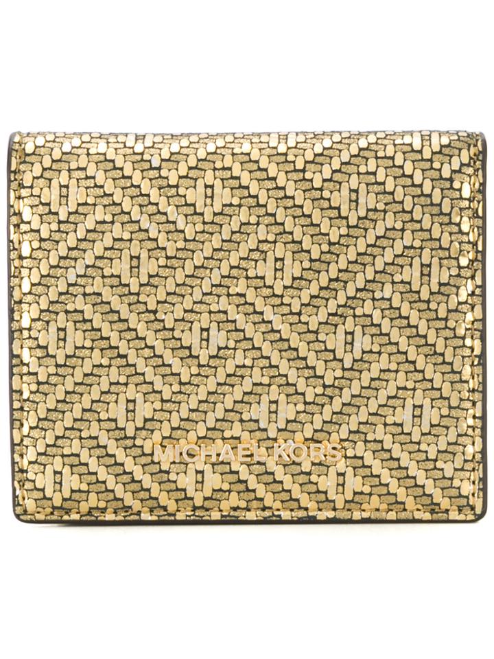 Michael Michael Kors Billfold Wallet - Metallic