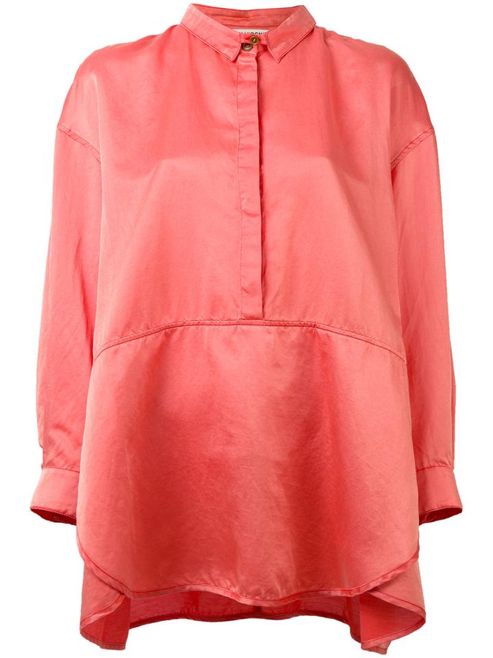 Henrik Vibskov - Beatle Shirt - Women - Silk/cotton - Xs/s, Red, Silk/cotton