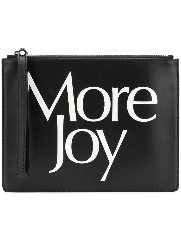 Christopher Kane 'more Joy' Clutch - Black