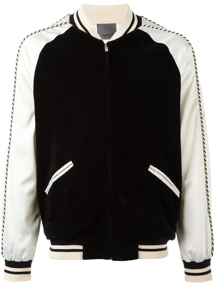 Laneus Dragon Bomber Jacket - Black
