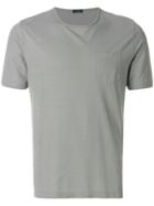 Zanone Chest Pocket T-shirt - Grey