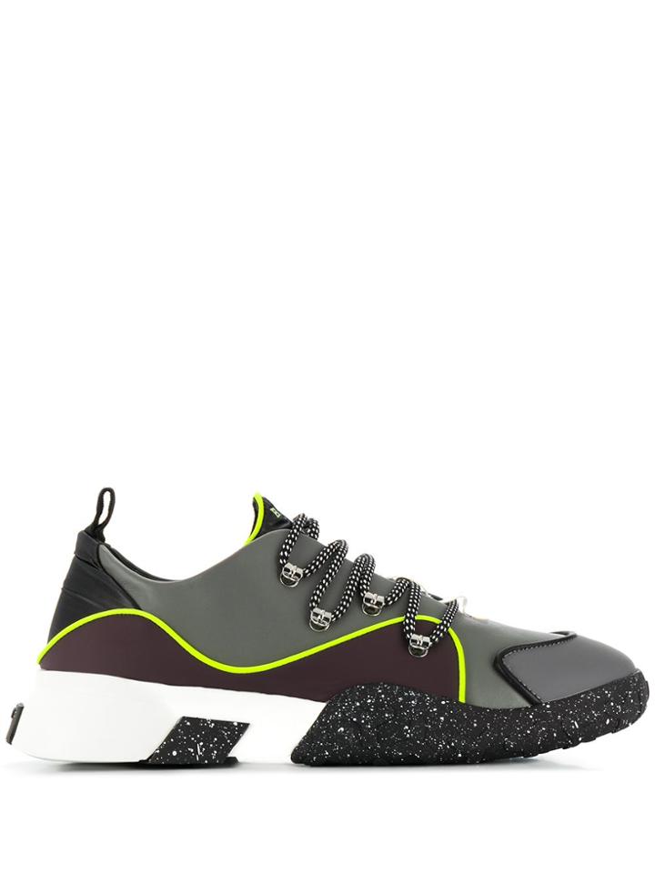 Bally Logo Detail Sneakers - Grey