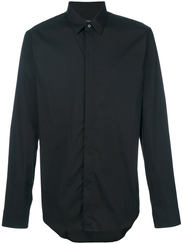 Jil Sander - Concealed Button Shirt - Men - Cotton/polyamide/spandex/elastane - 42, Black, Cotton/polyamide/spandex/elastane