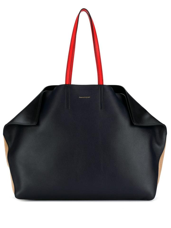 Alexander Mcqueen Butterfly Shopper - Blue