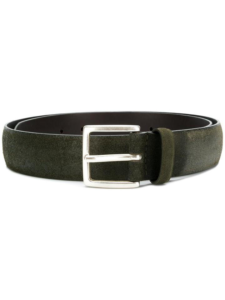 Orciani Refined Mid-width Belt - Green