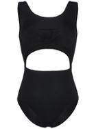 Beth Richards Knotted Cutout Swimsuit - Black