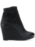 Isaac Sellam Experience Mirelle Wedge Ankle Boots - Black
