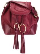 See By Chloé 'polly' Crossbody Bag, Women's, Red, Cotton/calf Leather