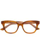 Gucci Eyewear Square Frame Glasses - Yellow