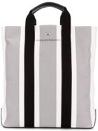 Calvin Klein 205w39nyc Striped Shopper Tote - Grey