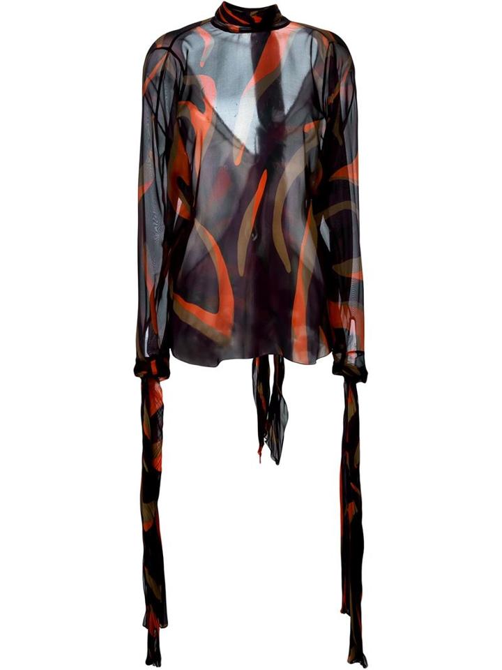 Versace Zebra Print Top