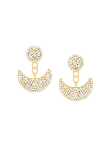 Apm Half Moon Earrings - Gold