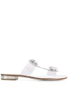 Casadei Crystal Low Sandals - Silver
