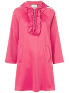 Gucci Hooded Jersey Dress - Pink & Purple