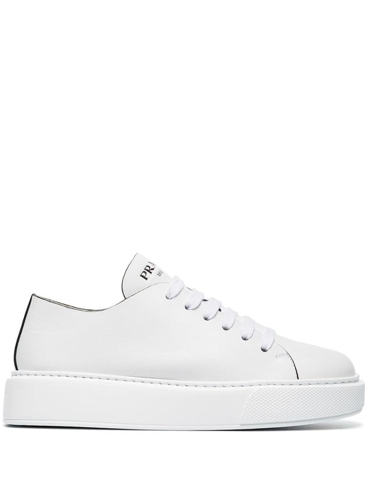 Prada 45 Platform Sneakers - White