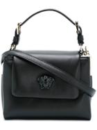 Versace 'palazzo' Kangaroo Shoulder Bag, Women's, Black