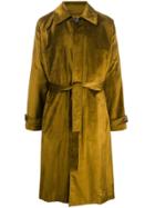 Acne Studios Tie Waist Coat - Gold