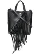 Proenza Schouler Small Fringed Hex Tote - Black