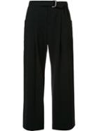Issey Miyake 'star' Palazzo Trousers, Women's, Size: 3, Black, Polyester/polyurethane
