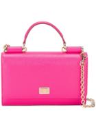 Dolce & Gabbana - Mini Von Wallet Crossbody Bag - Women - Leather - One Size, Women's, Pink/purple, Leather