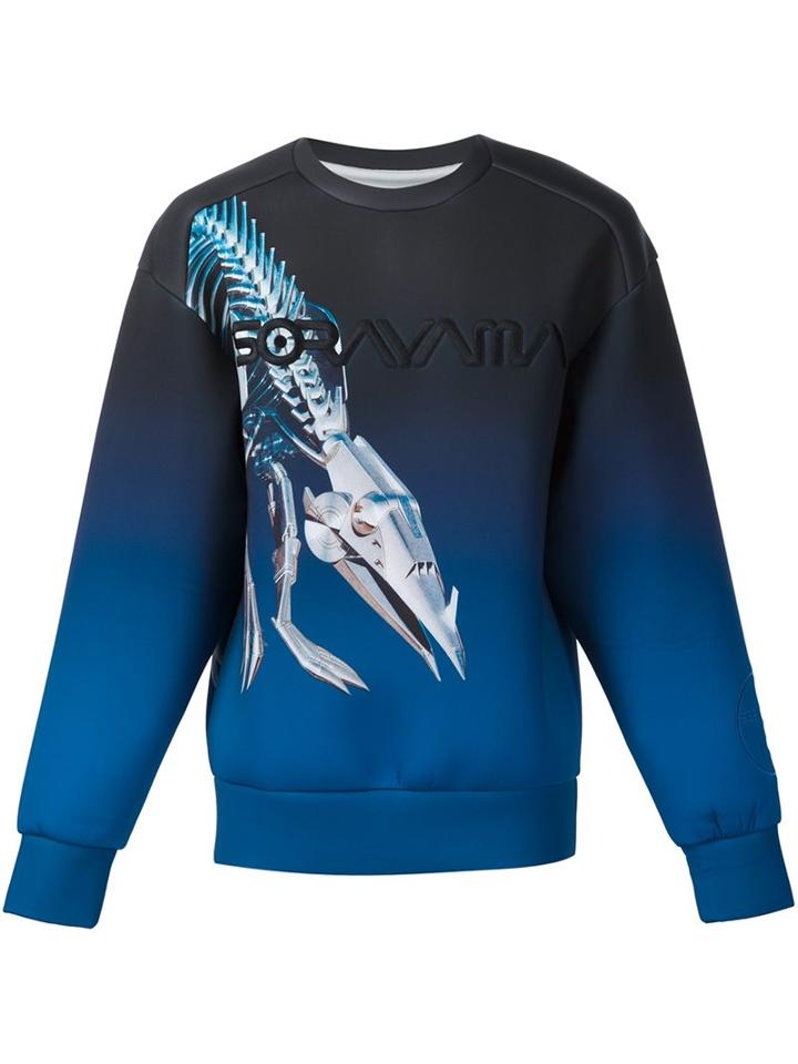 Juun.j Robot Print Sweatshirt