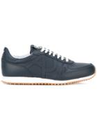 Armani Jeans Logo Stitch Trainers - Blue