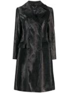 Paltò Double-breasted Coat - Grey