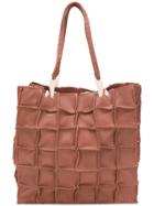 Jamin Puech Square Print Tote Bag - Brown