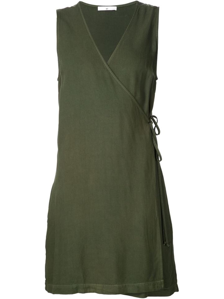 321 Short Wrap Dress - Green