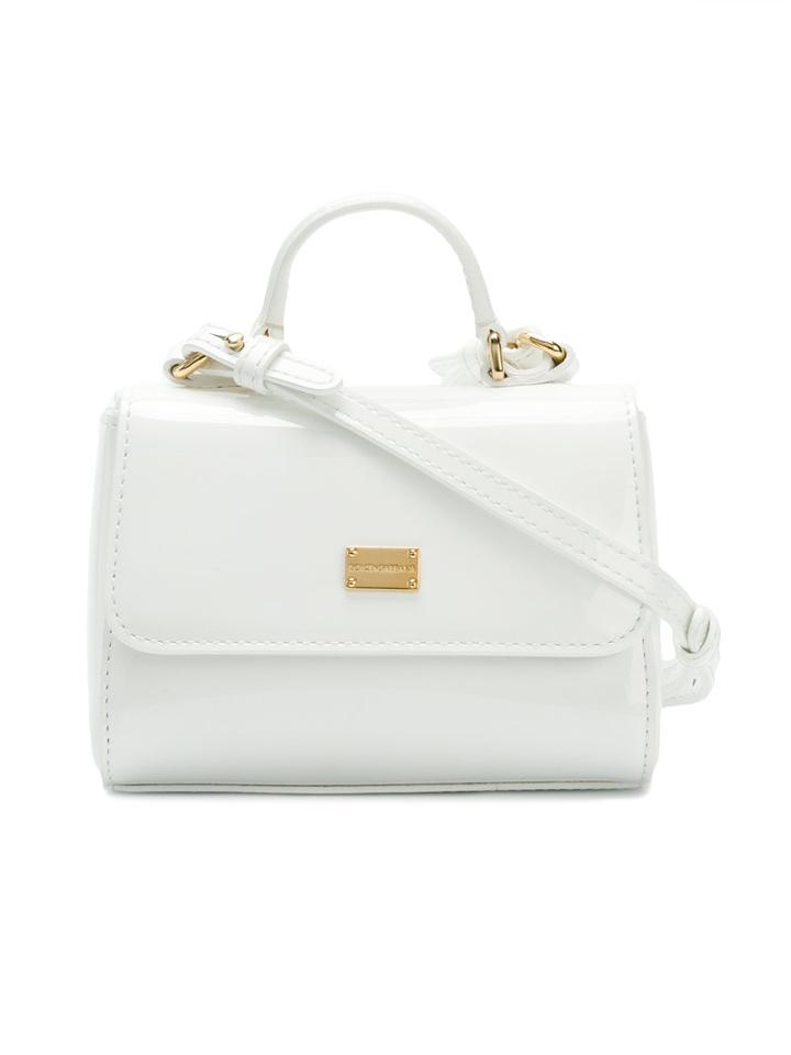 Dolce & Gabbana Kids - Kids Tote Bag - Kids - Calf Leather - One Size, White