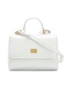 Dolce & Gabbana Kids - Kids Tote Bag - Kids - Calf Leather - One Size, White