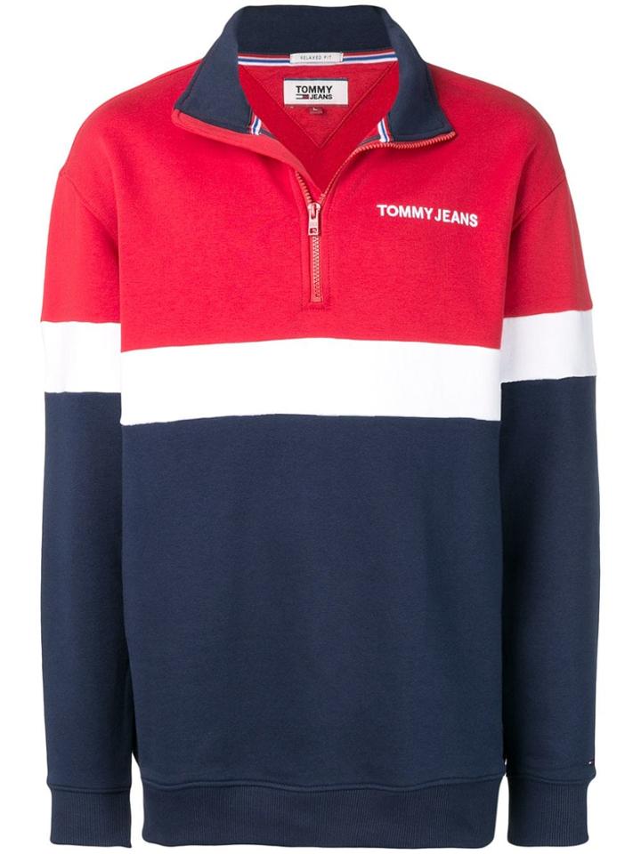 Tommy Jeans Funnel Neck Sweatshirt - Blue