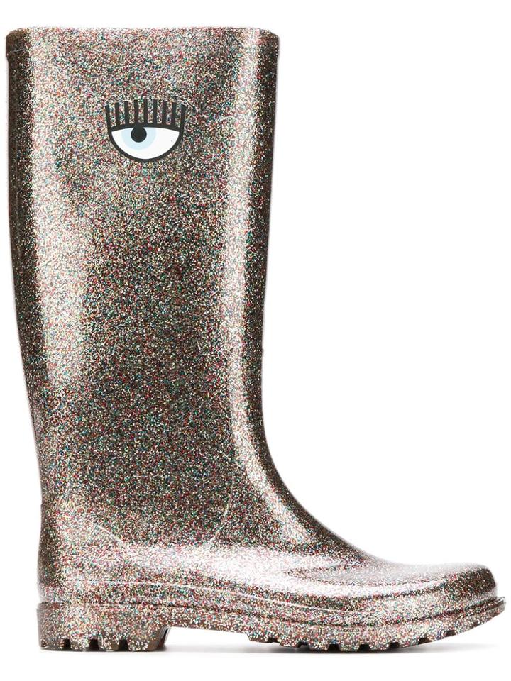 Chiara Ferragni Chiara Ferragni Cf2187 Multicolor Leather/fur/exotic