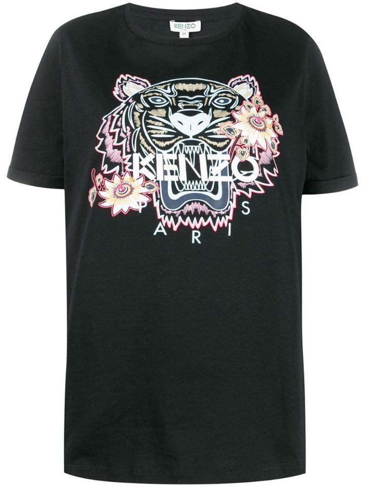 Kenzo Tiger Printed T-shirt - Black