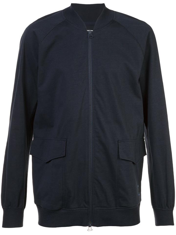 Adidas X Wings + Horns - Multi-pockets Bomber Jacket - Men - Cotton/polyester - S, Blue, Cotton/polyester