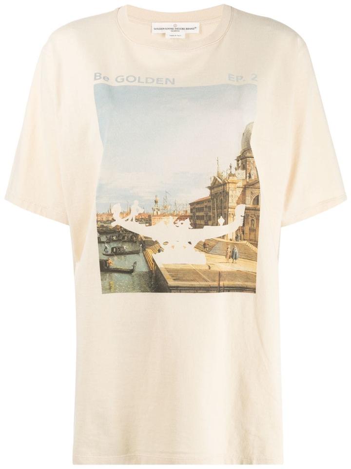 Golden Goose Deluxe Brand Photographic T-shirt - Neutrals