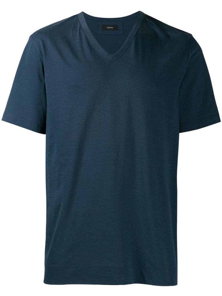 Joseph V-neck Jersey T-shirt - Blue