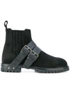 Valentino Valentino Garavani Buckle Strap Detailed Boots - Black