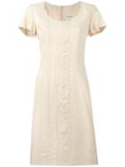 Yves Saint Laurent Pre-owned Classic Round Neck Dress - Neutrals