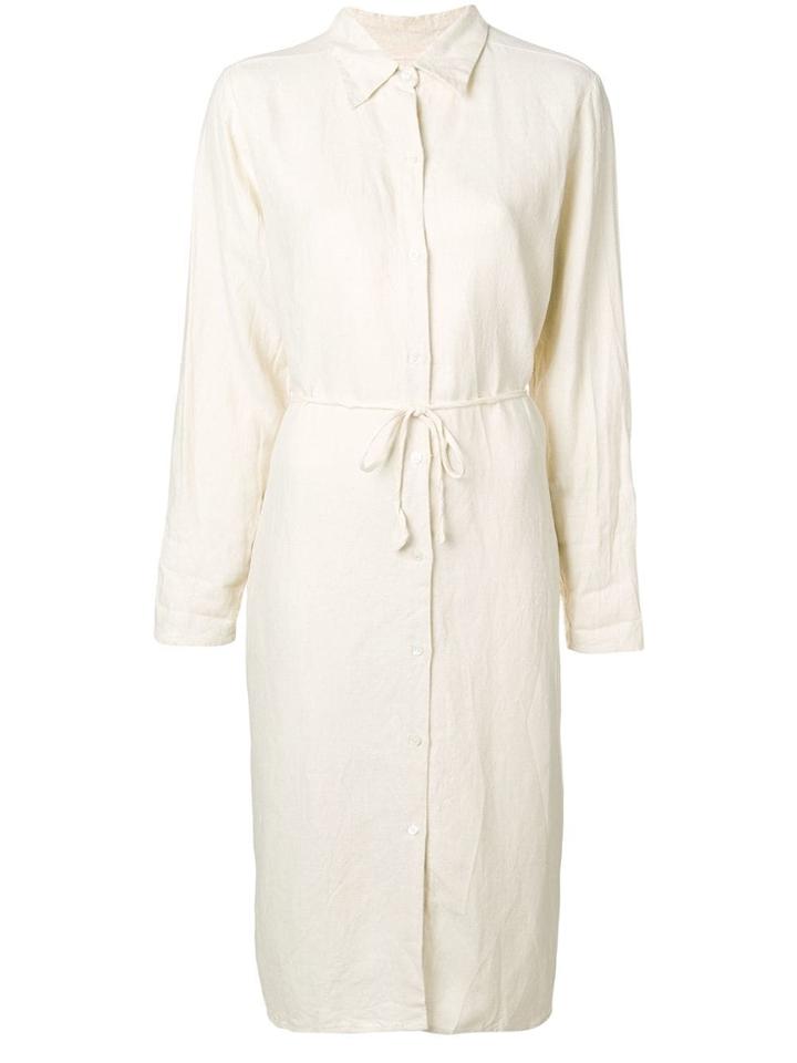 Elsa Esturgie Victoire Shirt Dress - Nude & Neutrals