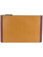 Marni Dual Colour Clutch Bag - Brown