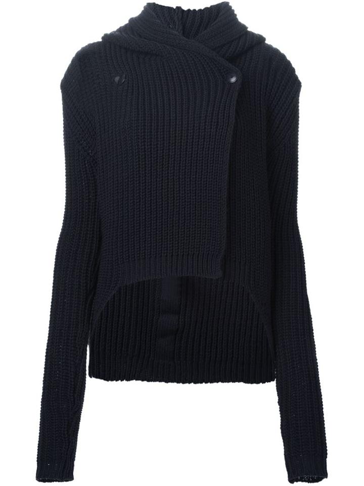 Rick Owens High Low Cardi-coat