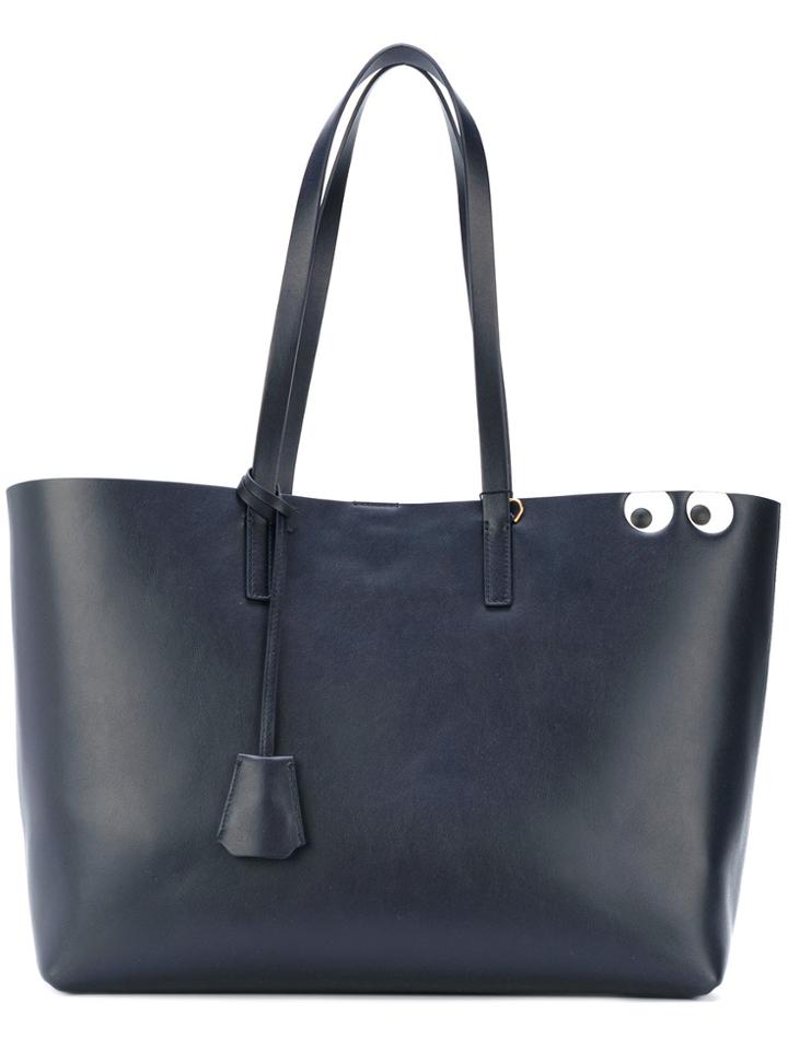 Anya Hindmarch Eyes Ebury Tote - Blue