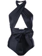 Patbo Wrap Swimsuit - Black