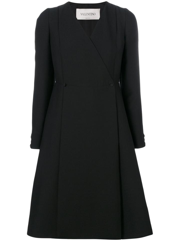 Valentino Smart Flared Dress - Black