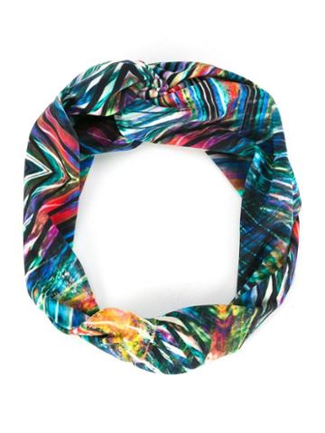 Lygia E Nanny Kids - Printed Headband - Kids - Polyamide - One Size, Girl's, Black