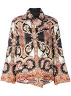 Etro Multi-printed Puffer Jacket - Black