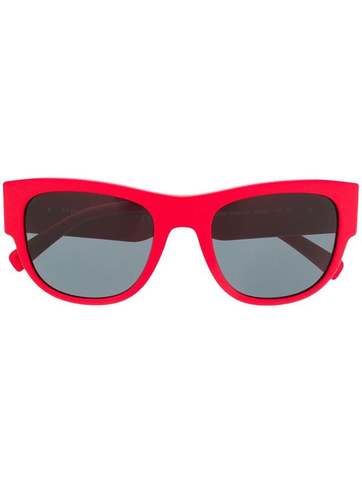 Versace Eyewear Round Frame Sunglasses - Red